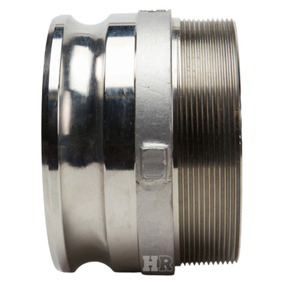 Stainless Steel 6" Camlock Male x 6" NPT Male