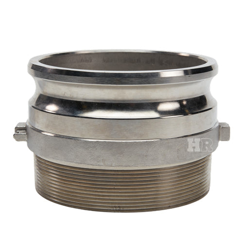Stainless Steel 6" Camlock Male x 6" NPT Male