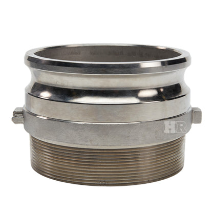 Stainless Steel 6" Camlock Male x 6" NPT Male