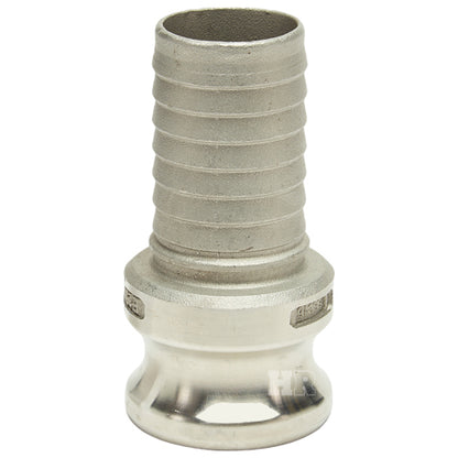 Stainless Steel 1 1/2" Male Camlock to Hose Shank