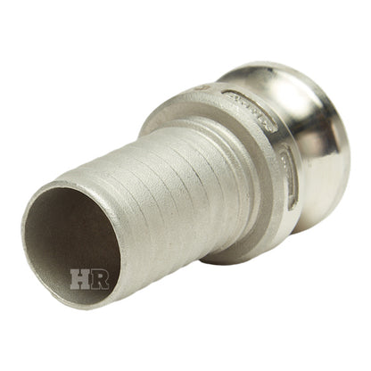Stainless Steel 1 1/2" Male Camlock to Hose Shank