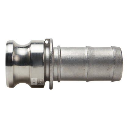 Stainless Steel 1 1/2" Male Camlock to Hose Shank (USA)