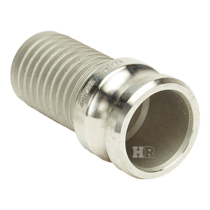 Stainless Steel 2" Male Camlock to Hose Shank