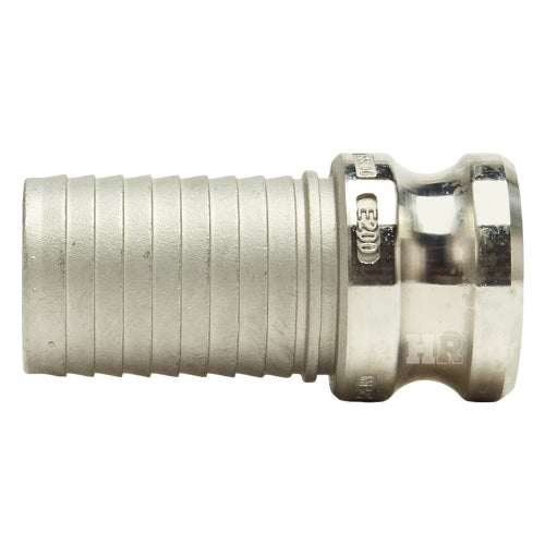 Stainless Steel 2" Male Camlock to Hose Shank