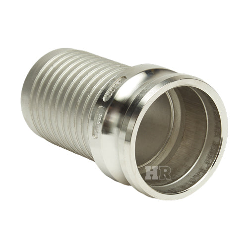 Stainless Steel 3" Camlock Male to Hose Shank