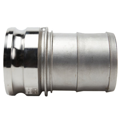 Stainless Steel 6" Camlock Male to Hose Shank (USA)
