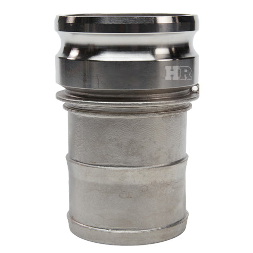 Stainless Steel 6" Camlock Male to Hose Shank (USA)