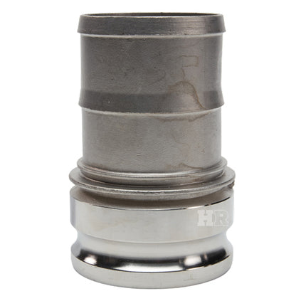 Stainless Steel 6" Camlock Male to Hose Shank (USA)