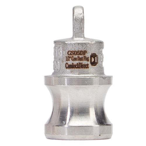 Stainless Steel 1/2" Camlock Male Dust Plug