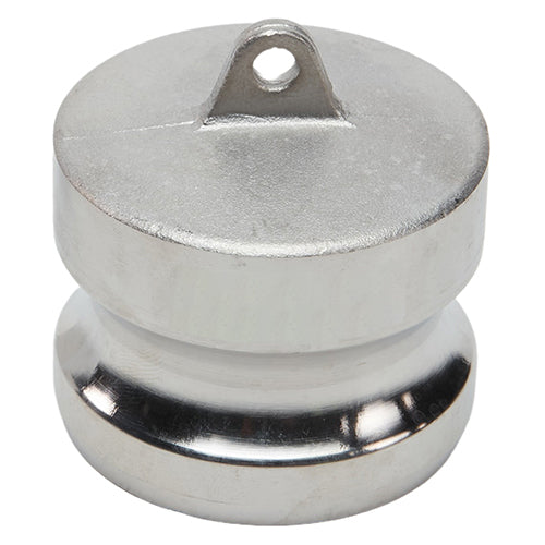 Stainless Steel 1 1/2" Camlock Male Dust Plug