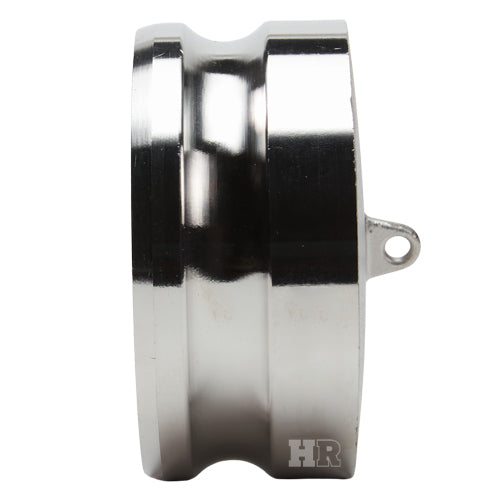 Stainless Steel 4" Camlock Male Dust Plug