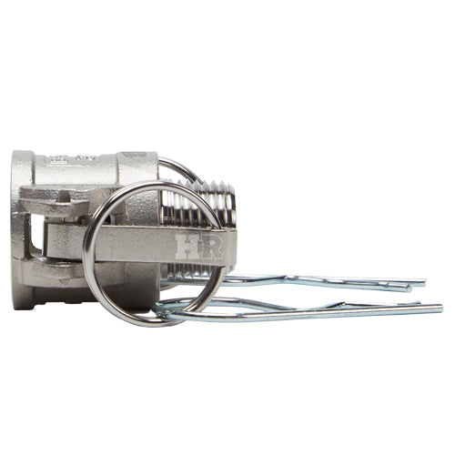 Stainless Steel 1/2" Female Camlock x 1/2" Male NPT (USA)