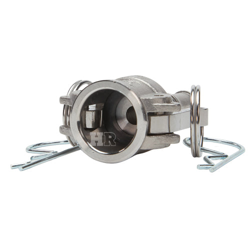 Stainless Steel 1/2" Female Camlock to Hose Shank (USA)