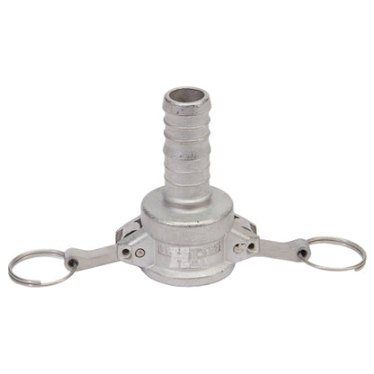 Stainless Steel 3/4" Female Camlock to Hose Shank