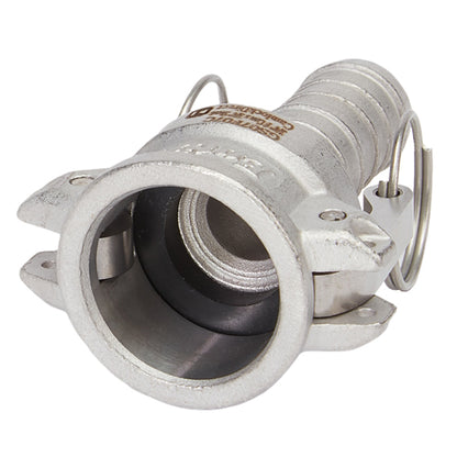 Stainless Steel 3/4" Female Camlock to Hose Shank