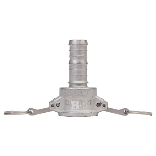 Stainless Steel 3/4" Female Camlock to Hose Shank