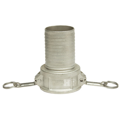 Stainless Steel 3" Female Camlock to Hose Shank