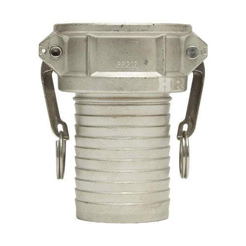 Stainless Steel 3" Female Camlock to Hose Shank