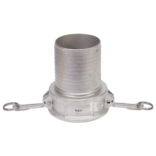 Stainless Steel 4" Female Camlock to Hose Shank