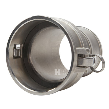 Stainless Steel 4" Female Camlock to Hose Shank (USA)