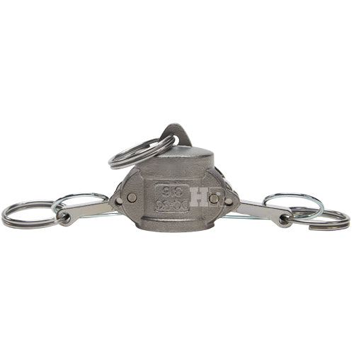 Stainless Steel 1/2" Camlock Female Dust Cap (USA)