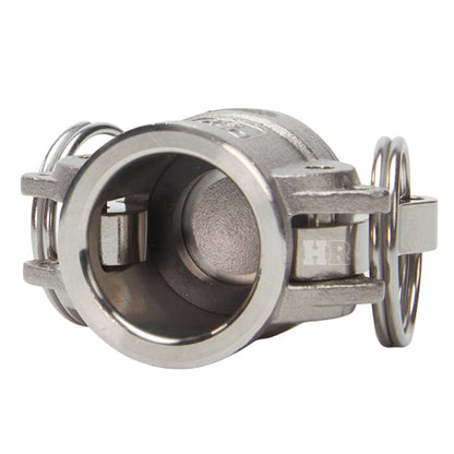 Stainless Steel 1/2" Camlock Female Dust Cap (USA)