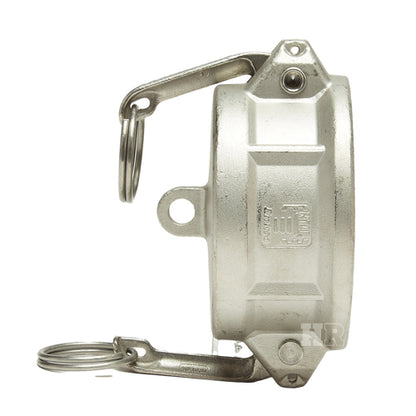 Stainless Steel 3" Camlock Female Dust Cap