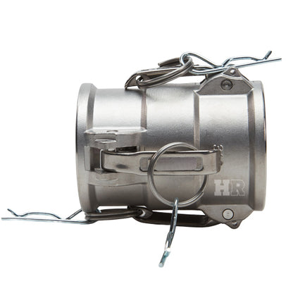 Stainless Steel 3" Female Camlock x 3" Female Camlock