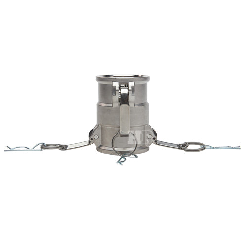 Stainless Steel 3" Female Camlock x 3" Female Camlock