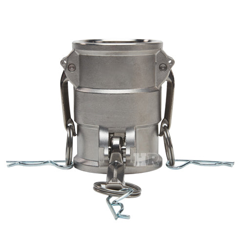 Stainless Steel 4" Female Camlock x 4" Female Camlock