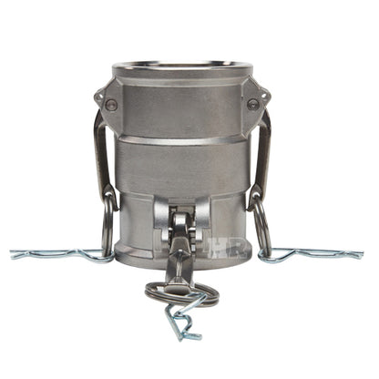 Stainless Steel 4" Female Camlock x 4" Female Camlock