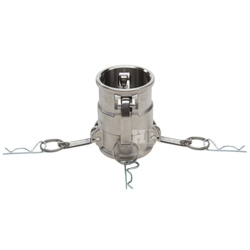 Stainless Steel 4" Female Camlock x 4" Female Camlock (USA)