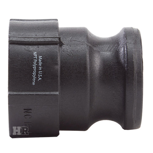 Plastic 1 1/2" Male Camlock x 1 1/2" Female NPT (USA)