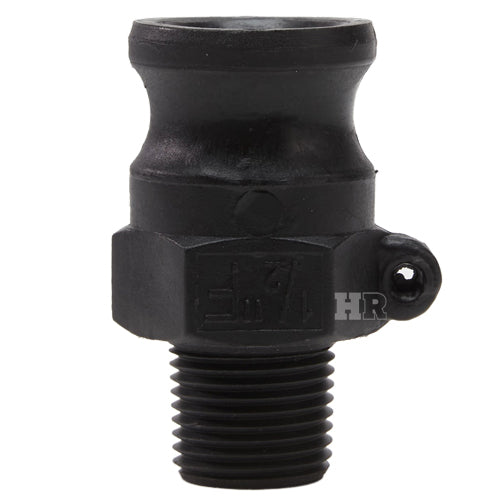 Plastic 3/4" Male Camlock x 1/2" Male NPT