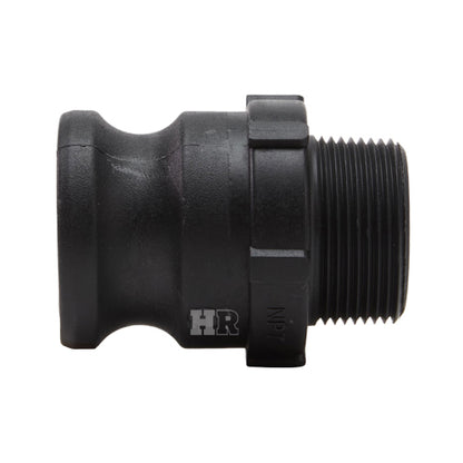 Plastic 1 1/2" Male Camlock x 1 1/4" Male NPT