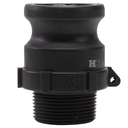 Plastic 1 1/2" Male Camlock x 1 1/4" Male NPT