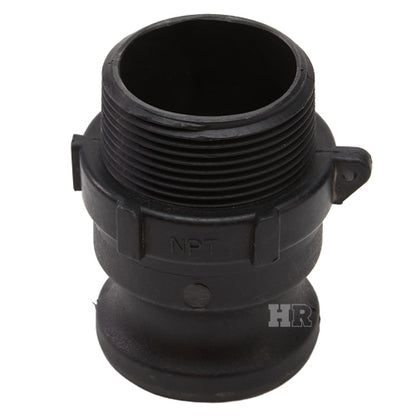 Plastic 1 1/2" Male Camlock x 1 1/2" Male NPT