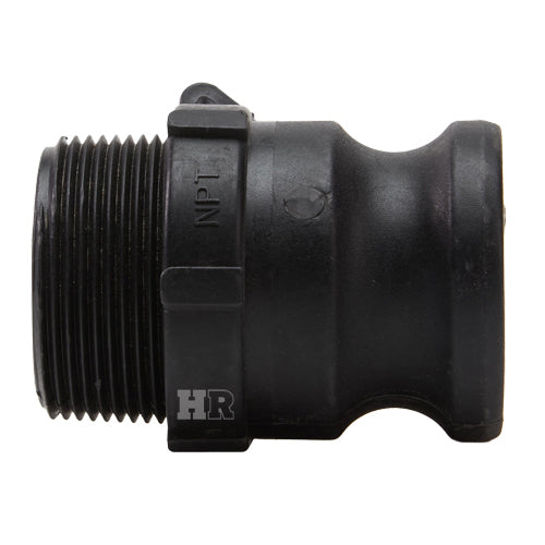 Plastic 1 1/2" Male Camlock x 1 1/2" Male NPT