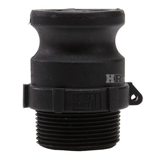 Plastic 1 1/2" Male Camlock x 1 1/2" Male NPT