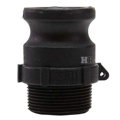 Plastic 1 1/2" Male Camlock x 1 1/2" Male NPT