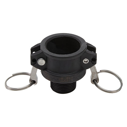 Plastic 3/4" Female Camlock x 3/4" Male NPT (USA)