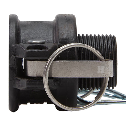 Plastic 3/4" Female Camlock x 3/4" Male NPT (USA)