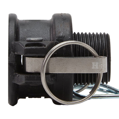 Plastic 3/4" Female Camlock x 3/4" Male NPT (USA)