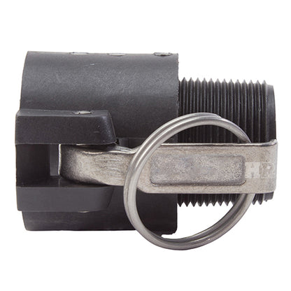 Plastic 1 1/4" Female Camlock x 1 1/4" Male NPT (USA)