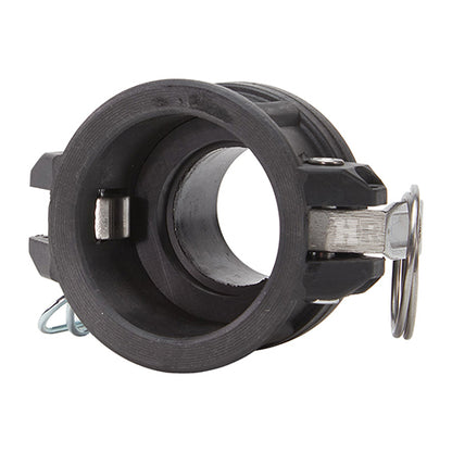 Plastic 1 1/2" Female Camlock x 1 1/2" Male NPT