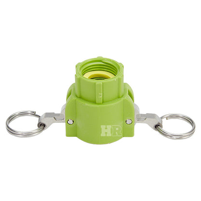 Plastic 3/4" Female Camlock x 3/4" Female GHT (USA)