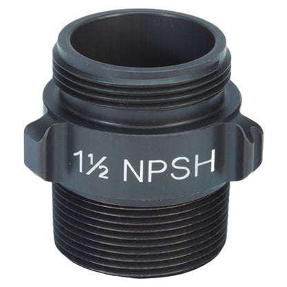 Aluminum 1 1/2" NPSH to 1 1/2" NPT Double Male