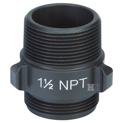 Aluminum 1 1/2" NPSH to 1 1/2" NPT Double Male