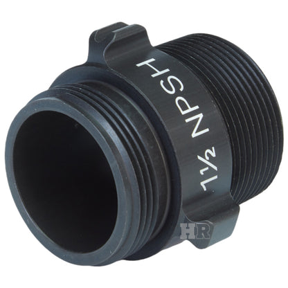 Aluminum 1 1/2" NPSH to 1 1/2" NPT Double Male