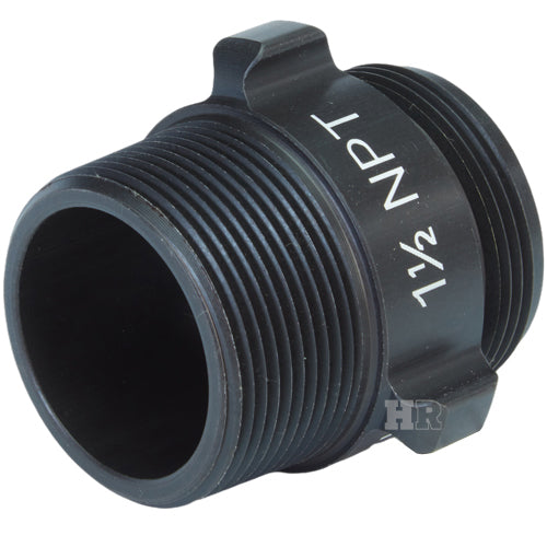 Aluminum 1 1/2" NPSH to 1 1/2" NPT Double Male